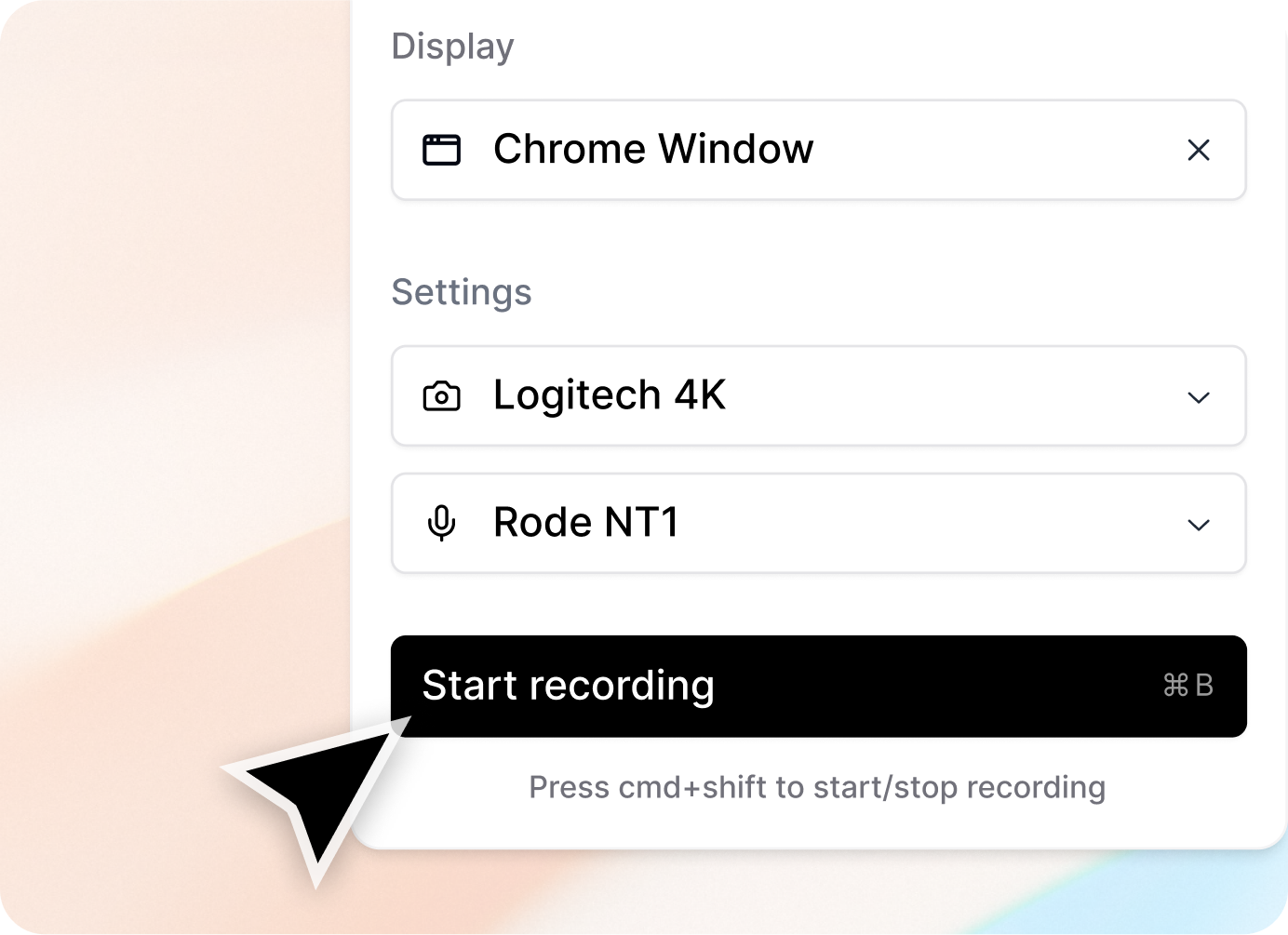 Step 2: Record Video